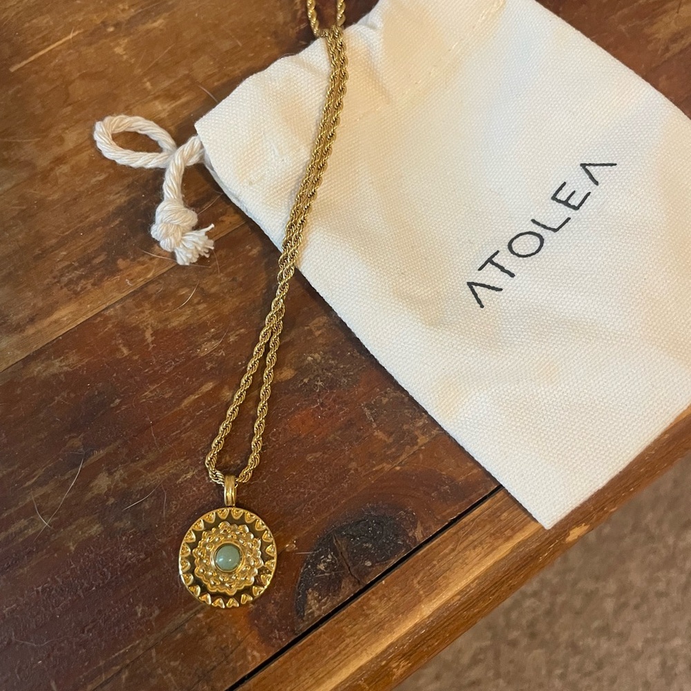 Inca Sun Necklace - Gold - Picture 3 of 3